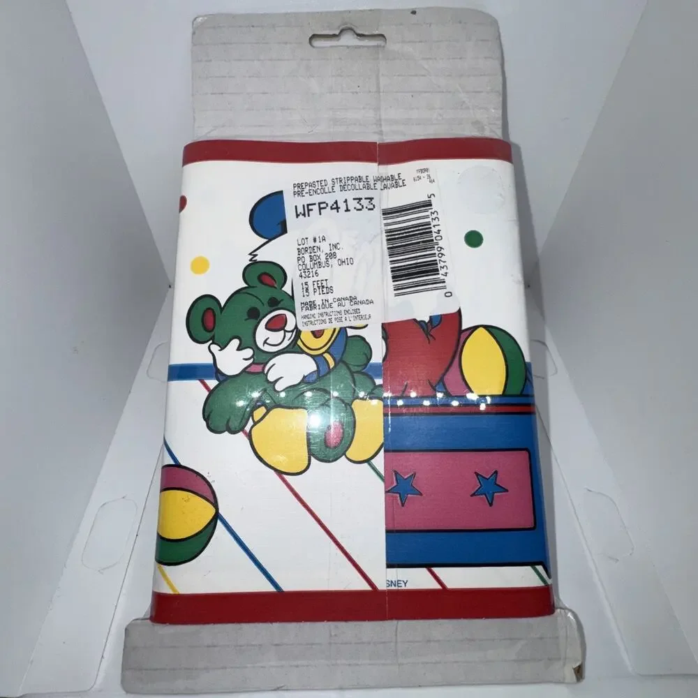 Vintage Disney Babies Baby Mickey Pluto Wallpaper Border Sealed 15 Ft Borden NOS